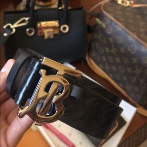 Burberry monogram motif belt